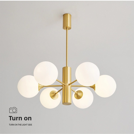 Kimphoira 3-Light / 6-Light /8-Light Sputnik Sphere Modern Chandelier