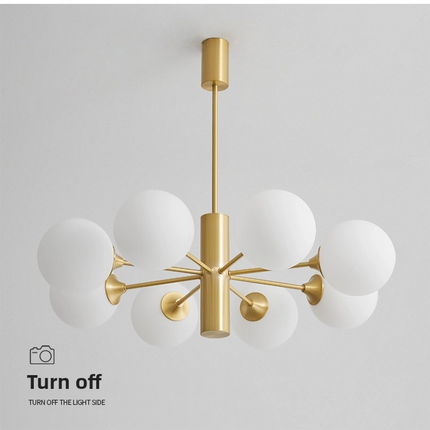 Kimphoira 3-Light / 6-Light /8-Light Sputnik Sphere Modern Chandelier