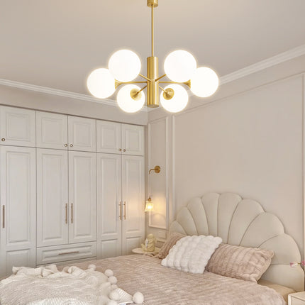 Kimphoira 3-Light / 6-Light /8-Light Sputnik Sphere Modern Chandelier