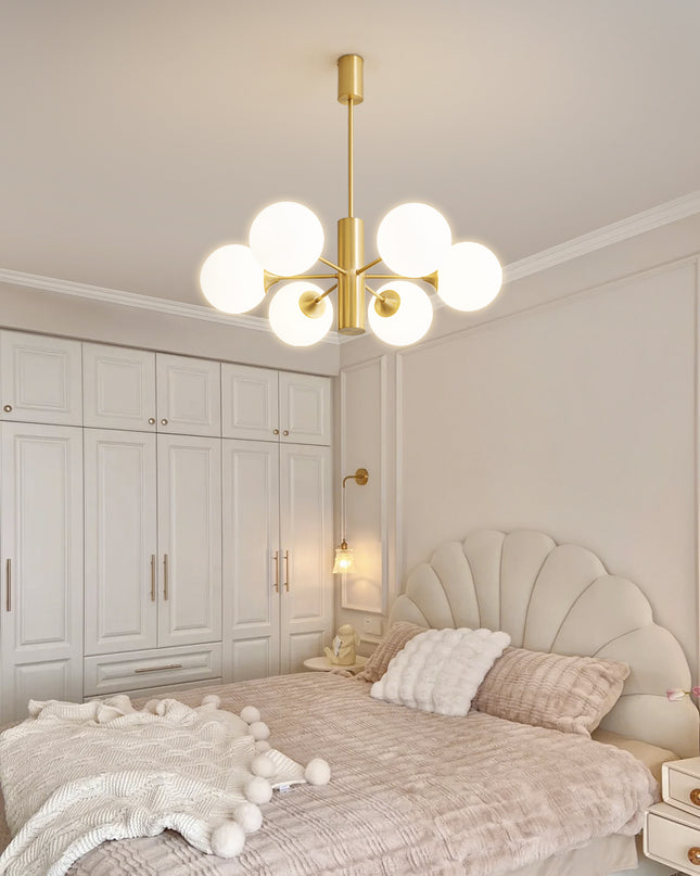 Kimphoira 3-Light / 6-Light /8-Light Sputnik Sphere Modern Chandelier