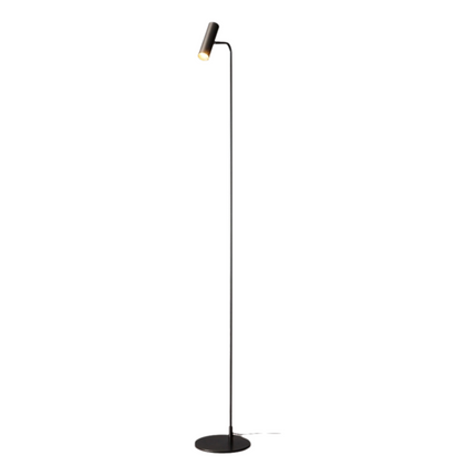 Kimphoria Modern Minimalist Brass / Matte Black Floor Lamp, 3 Color Dimmiable, Eye caring, Rotatable Head