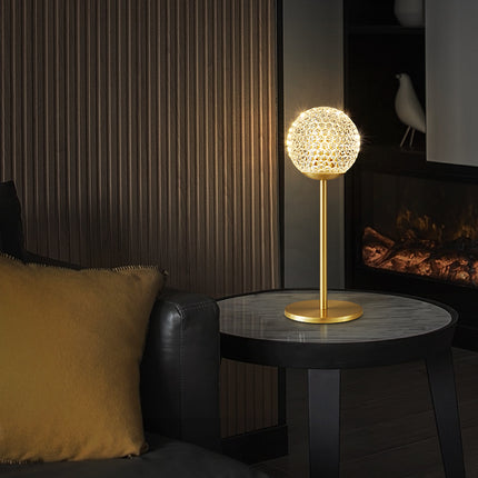 Kimphoria Brass & Crystal Table Lamp