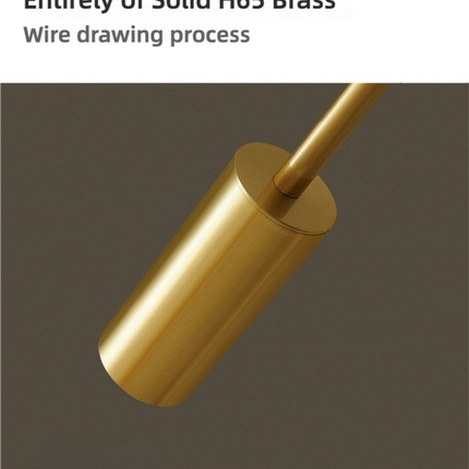 Kimphoria Modern Minimalist Brass Floor Lamp