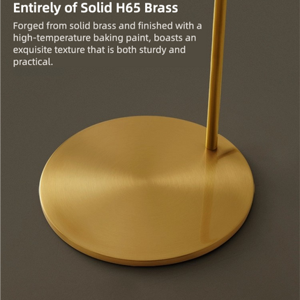 Kimphoria Modern Minimalist Brass Floor Lamp