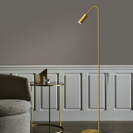 Kimphoria Modern Minimalist Brass Floor Lamp