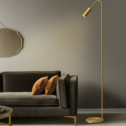 Kimphoria Modern Minimalist Brass Floor Lamp