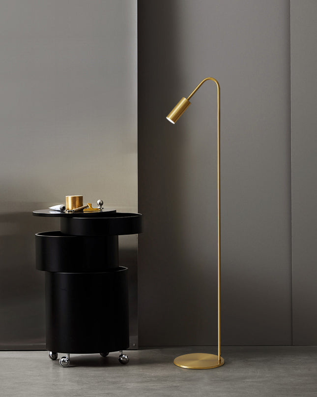 Kimphoria Modern Minimalist Brass Floor Lamp