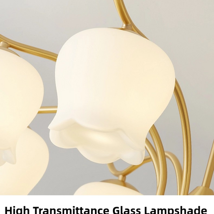 Kimphoria 3-Light/6-Light/8-Light Modern Linear Brass Chandelier