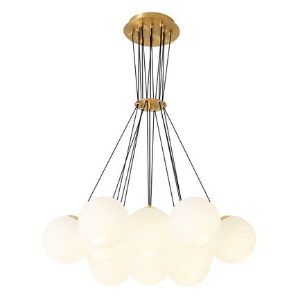 Kimphoria 7-Light / 10-Light /13-Light Modern Linear Brass Chandelier