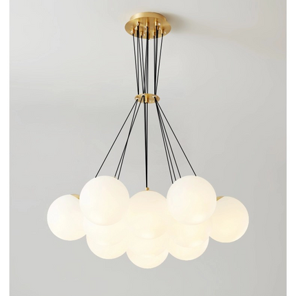 Kimphoria 7-Light / 10-Light /13-Light Modern Linear Brass Chandelier