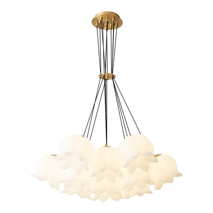 Kimphoria 7-Light / 10-Light /13-Light Modern Linear Brass Chandelier