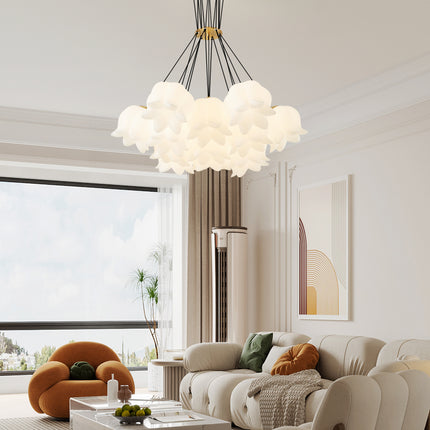 Kimphoria 7-Light / 10-Light /13-Light Modern Linear Brass Chandelier