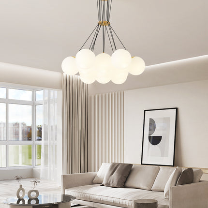 Kimphoria 7-Light / 10-Light /13-Light Modern Linear Brass Chandelier