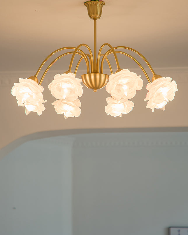 Kimphoris 3/6/8 Lights Modern Minimalist Gradient Yellow / White Shade Chandelier
