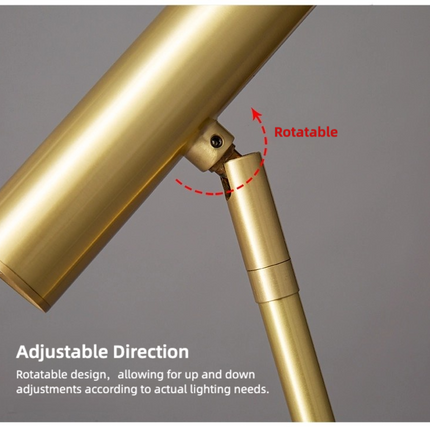 Kimphoria Modern Minimalist Desk Lamp Adjustable Lighting Color, Adjustable Head