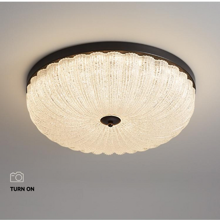 Kimphoria Modern Minimalist 3 Color Dimmable Brass / Matte Black Flush Mount