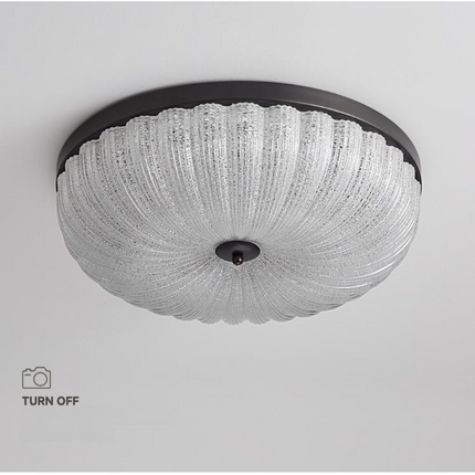 Kimphoria Modern Minimalist 3 Color Dimmable Brass / Matte Black Flush Mount