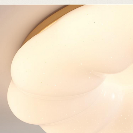 Kimphoria Modern Minimalist 3 Color Dimmable Cloud Brass / Matte Black Flush Mount