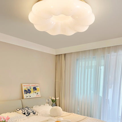 Kimphoria Modern Minimalist 3 Color Dimmable Cloud Brass / Matte Black Flush Mount