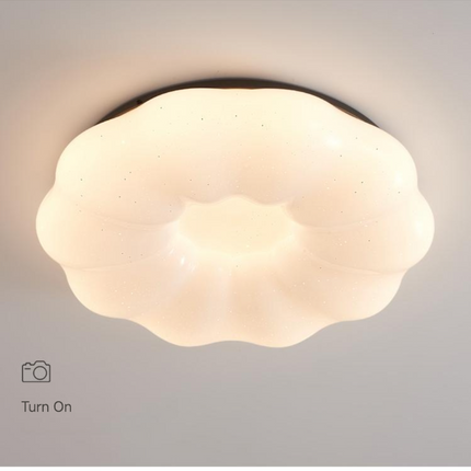 Kimphoria Modern Minimalist 3 Color Dimmable Cloud Brass / Matte Black Flush Mount