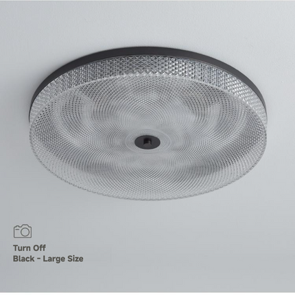 Kimphoria Modern Minimalist 3 Color Dimmable Brass / Matte Black Flush Mount