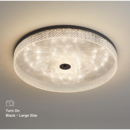 Kimphoria Modern Minimalist 3 Color Dimmable Brass / Matte Black Flush Mount