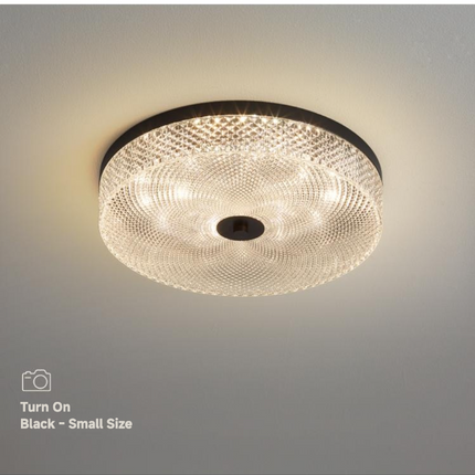 Kimphoria Modern Minimalist 3 Color Dimmable Brass / Matte Black Flush Mount