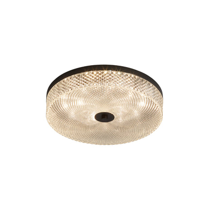 Kimphoria Modern Minimalist 3 Color Dimmable Brass / Matte Black Flush Mount