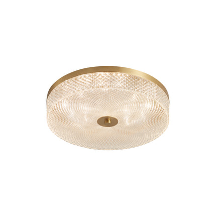 Kimphoria Modern Minimalist 3 Color Dimmable Brass / Matte Black Flush Mount