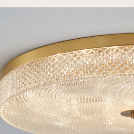 Kimphoria Modern Minimalist 3 Color Dimmable Brass / Matte Black Flush Mount
