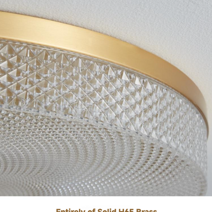 Kimphoria Modern Minimalist 3 Color Dimmable Brass / Matte Black Flush Mount