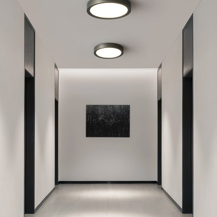 Kimphoria Modern Minimalist 3 Color Dimmable Brass Acrylic Flush Mount