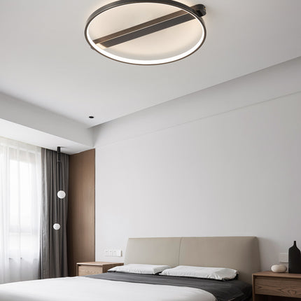 Kimphoria Modern Minimalist 3 Color Dimmable Brass / Blacken Brass Flush Mount