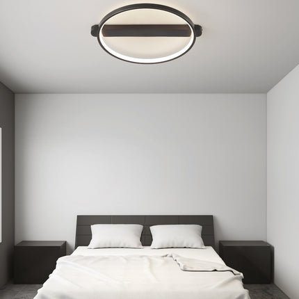 Kimphoria Modern Minimalist 3 Color Dimmable Brass / Blacken Brass Flush Mount