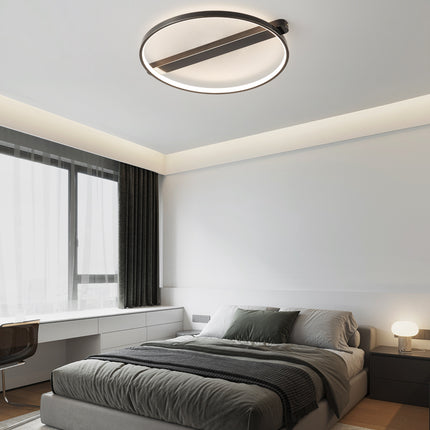 Kimphoria Modern Minimalist 3 Color Dimmable Brass / Blacken Brass Flush Mount