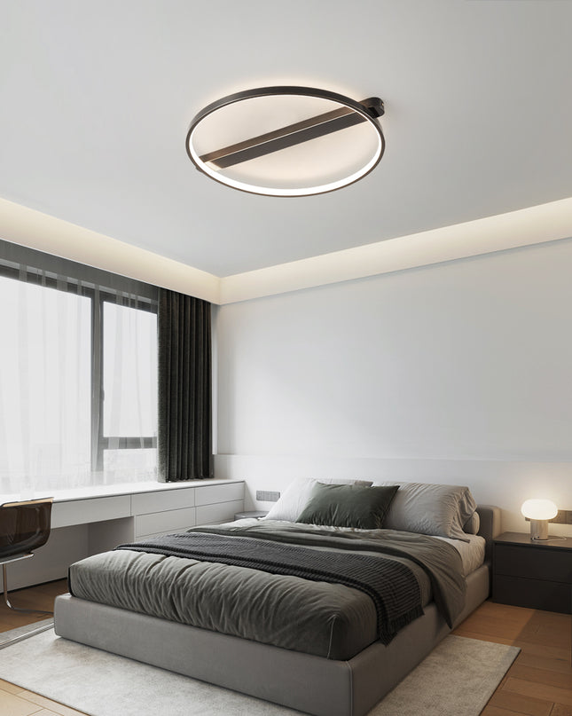 Kimphoria Modern Minimalist 3 Color Dimmable Brass / Blacken Brass Flush Mount