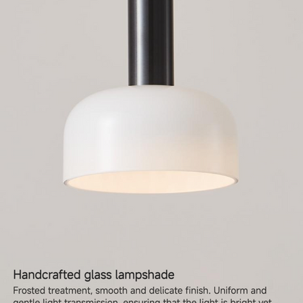 Kimphoria Modern Minimalist, Adjustable Height, 3 Color Dimmable Brass / Black Pendant