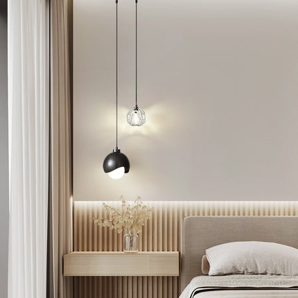 Kimphoria 1 / 2 Lights Modern Minimalist, Adjustable Height, 3 Color Dimmable Brass / Black Pendant
