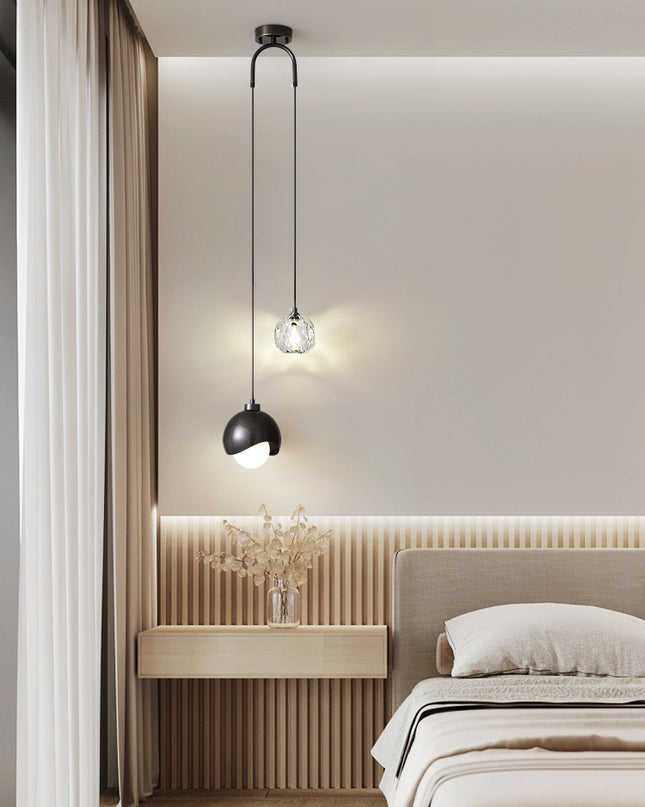 Kimphoria 1 / 2 Lights Modern Minimalist, Adjustable Height, 3 Color Dimmable Brass / Black Pendant