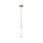 Brass / 3 lampshades