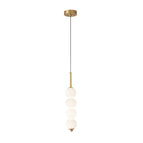 Brass / 4 lampshades