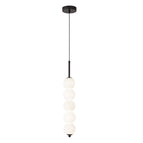 Blacken Brass / 5 lampshades