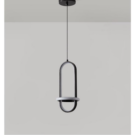 Kimphoria Modern Minimalist Adjustable Height & Dimmable  Brass / Black Pendant