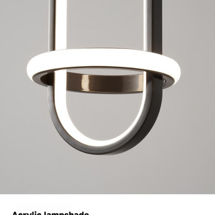 Kimphoria Modern Minimalist Adjustable Height & Dimmable  Brass / Black Pendant
