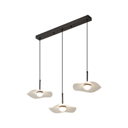 Kimphoria 1 Light / 3 Light Modern Minimalist Adjustable Height & Dimmable  Brass / Black Pendant