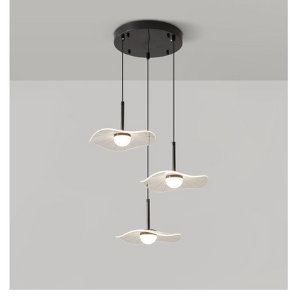 Kimphoria 1 Light / 3 Light Modern Minimalist Adjustable Height & Dimmable  Brass / Black Pendant