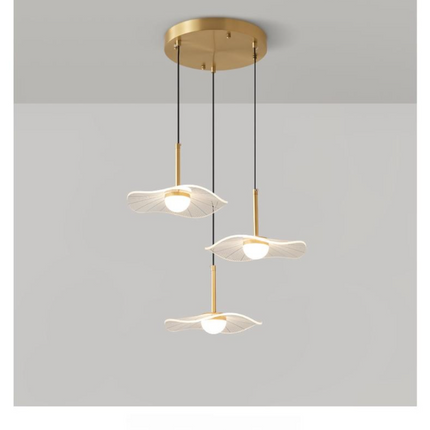 Kimphoria 1 Light / 3 Light Modern Minimalist Adjustable Height & Dimmable  Brass / Black Pendant
