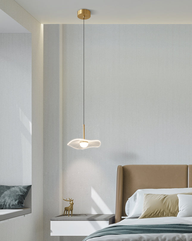 Kimphoria 1 Light / 3 Light Modern Minimalist Adjustable Height & Dimmable  Brass / Black Pendant