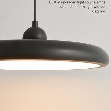 Kimphoria Modern Minimalist 3 Color Dimmable Adjustable Height Brass/Matte Black Pendant