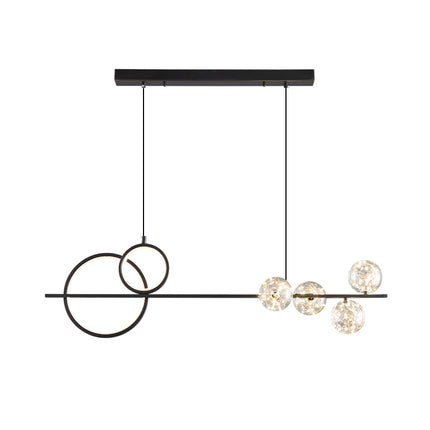Kimphoria Modern Minimalist, 2 Color Dimmable Brass / Black Pendant